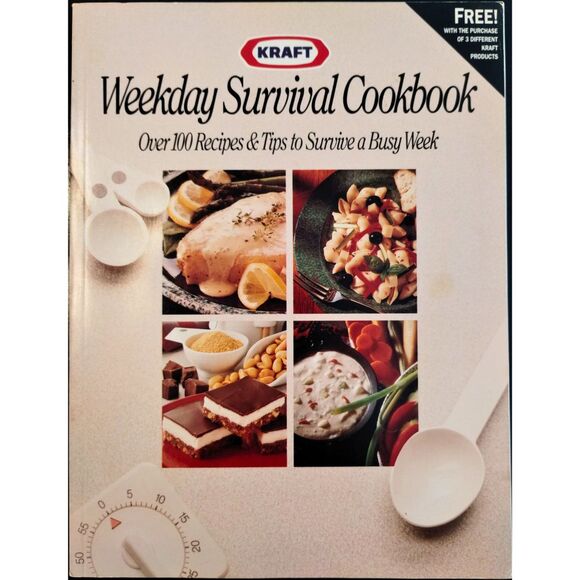 Kraft Weekly Survival Cookbook: Over 100 Recipes and Tips to Survive a Busy Week - Picture 1 of 3